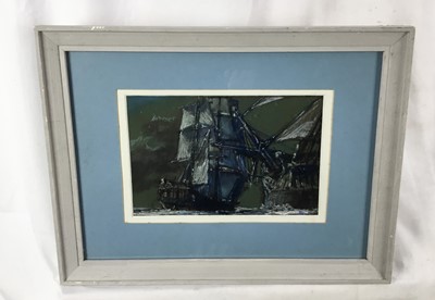 Lot 146 - Patrick Jobson (1919-2007), pastel - Moonlight, 17 x 25.5cm, framed