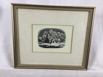 Lot 149 - Michael Renton (1934-2001) group of woodcut engravings, Alley Street Rye and three others