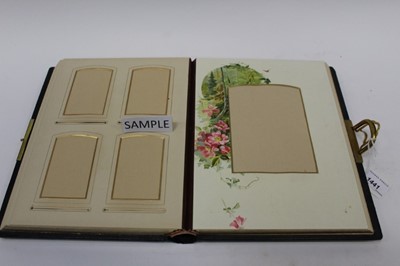 Lot 1441 - Victorian illustrated photograph album