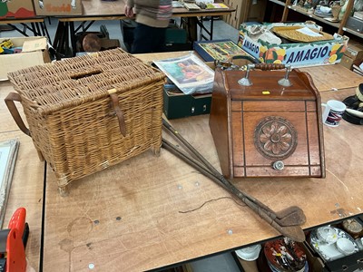 Lot 399 - Coal purdonium, fishing equipment and sundries