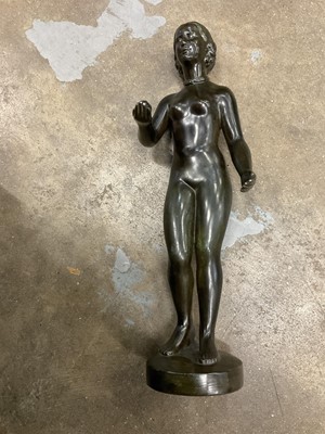 Lot 213 - Danish bronzed statue of Eve