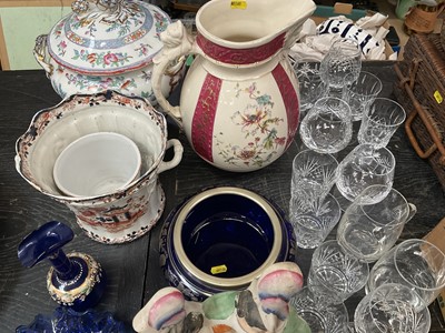 Lot 158 - Collection of china and glass