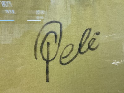 Lot 2423 - Framed Pele shirt