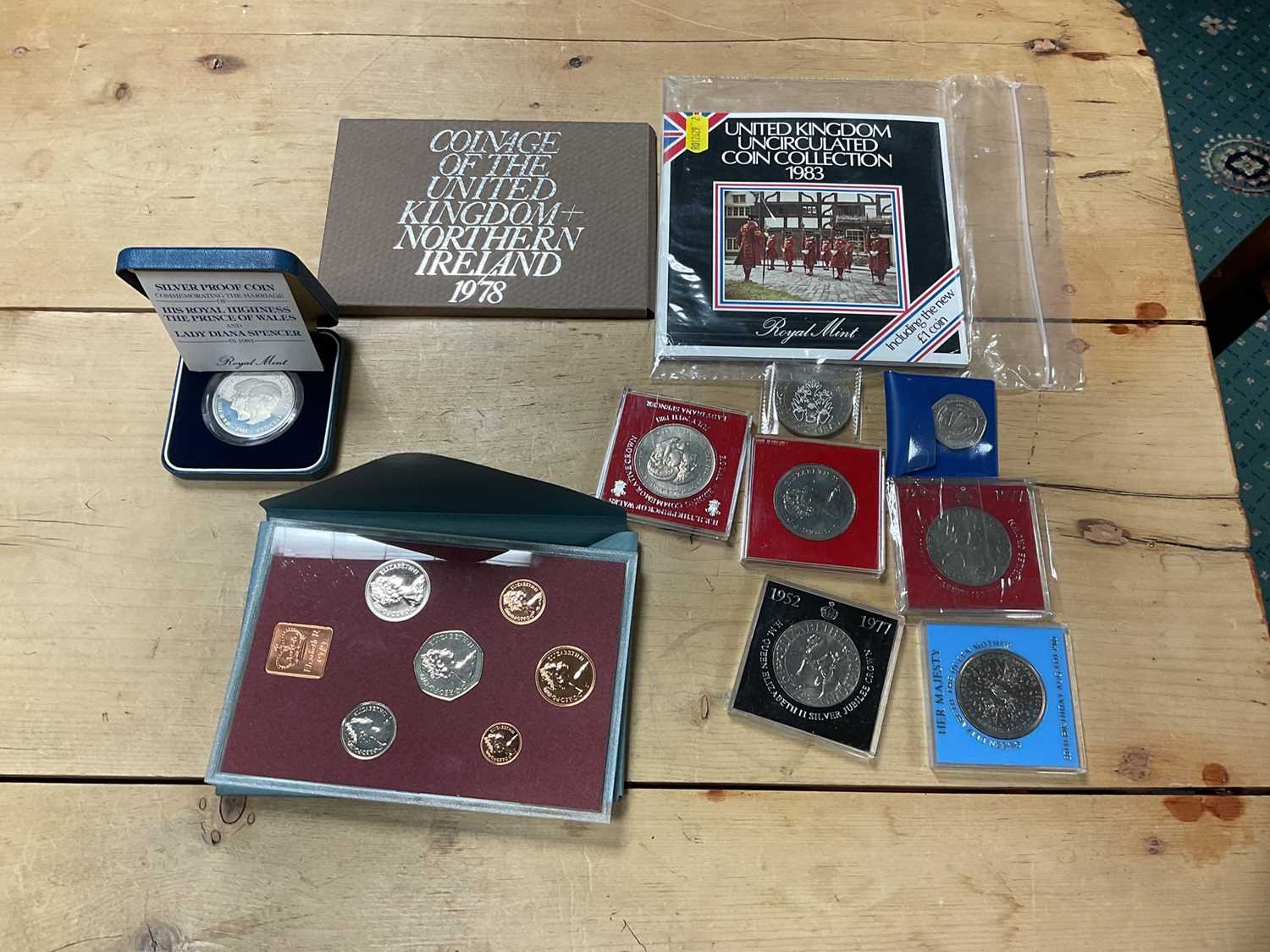 Lot 176 - G.B. - Royal Mint mixed proof set's to include 1972-1988 (N.B. 1983-1988 in blue cases) & other coins (Qty)