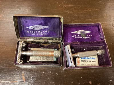 Lot 78 - Collection of Gillette safety razors