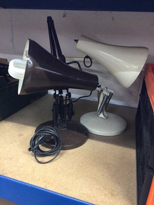 Lot 102 - Two Anglepoise lamps