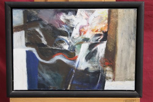 Lot 1234 - Judith Foster (b. 1930), oil on canvas - view...