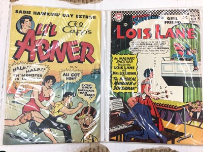 Lot 361 - Two vintage comic books to include Al Capp's Li'l Abner, No. 74, January 1950 and Superman's Girlfriend Lois Lane, No. 65, May 1966