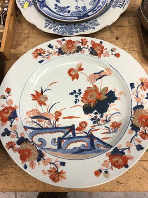Lot 19 - Three 18th century Chinese porcelain dishes