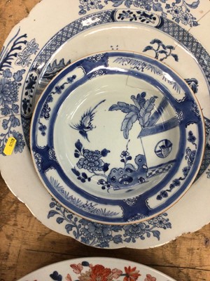 Lot 19 - Three 18th century Chinese porcelain dishes