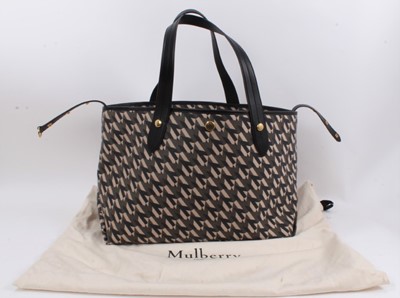 Lot 2091 - Mulberry Jacquard tote bag