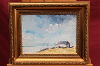 Lot 1241 - William Henry Ford, pair 20th century oils on...