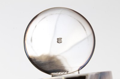 Lot 226 - Edwardian cut glass and silver plated claret jug of globular shape