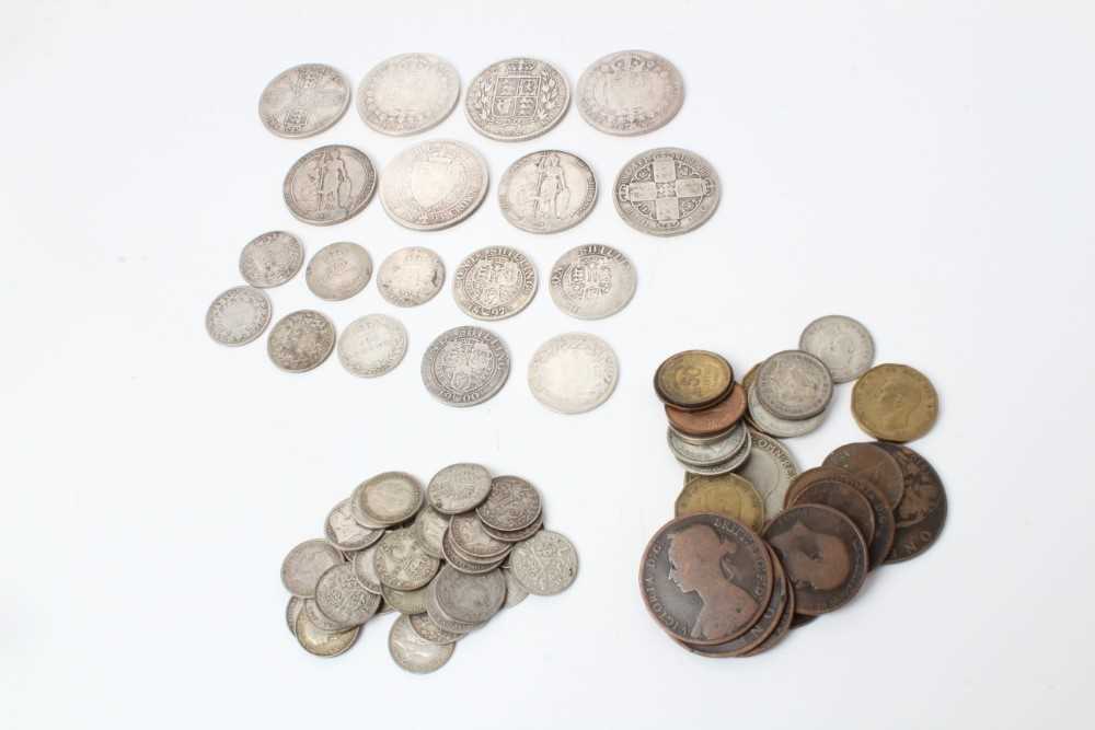Lot 177 - G.B. - Mixed coinage to include pre 1920 silver