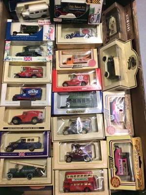 Lot 309 - Selection of Days Gone and other toy cars and clowns with ceramic faces