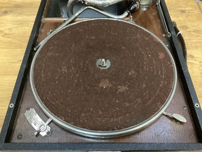 Lot 2230 - HMV wind up gramophone