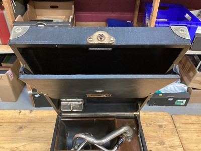 Lot 2230 - HMV wind up gramophone