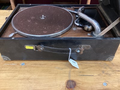 Lot 2230 - HMV wind up gramophone