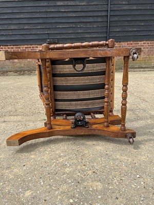 Lot 55 - Late 19th century American rocking chair