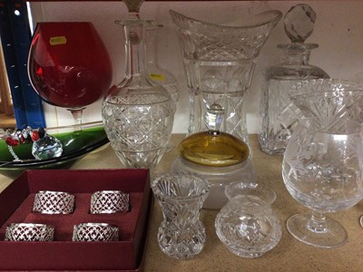 Lot 341 - Group of glassware, ceramics, ornaments, plated items and sundries