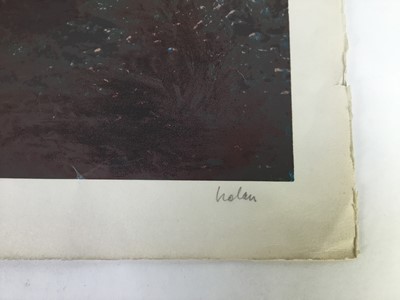 Lot 183 - Sidney Nolan (1917-1992) signed silkscreen, Burke and Willis series, 73cm x 83cm