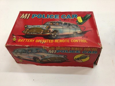 Lot 1975 - Marx Toys M1 Police car battery operated in original box