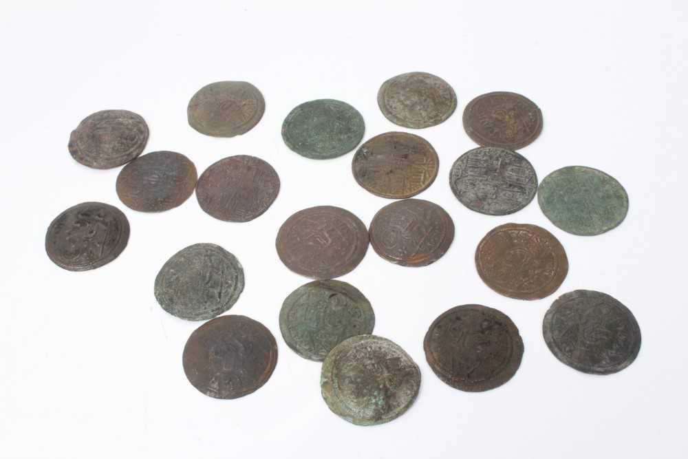Lot 152 - Hungary - Byzantine influenced 12th century AE commemorative coinage, generally in AF-AVF condition (20 coins)
