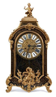 Lot 660 - 19th century French Louis XIV revival Boulle work bracket clock