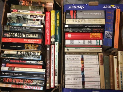 Lot 315 - Large collection of military related books (8 boxes)