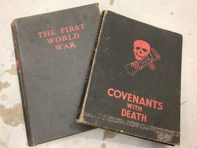 Lot 346 - Two WWI Daily Express publications- T.A Innes and Ivor Castle 'Covenants with Death', 1934, depicting the horrors of WWI, together with Laurence Stallings 'The First World War A Photgoraphic Histor...