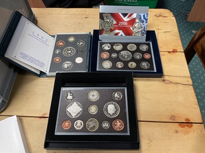 Lot 173 - G.B. - Royal Mint proof sets to include 1970, 1971, 1980, 1982, 1983-1999 inclusive (N.B. Blue sets) & 2000-2008 inclusive (N.B. All cased with Certificates of Authenticity) (29 coin sets)