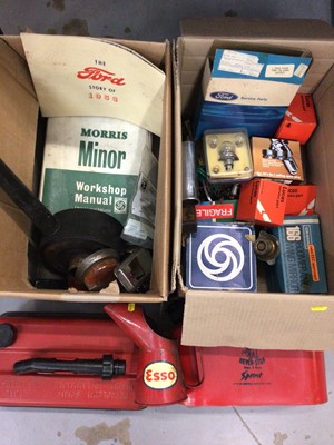 Lot 331 - Three boxes of vintage car related items