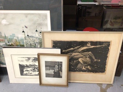 Lot 371 - Group of pictures and prints