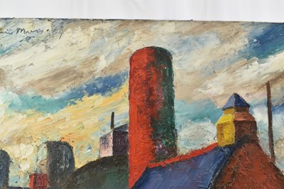 Lot 1161 - *Colin Moss ARCA (1914-2005) oil on canvas, Turning Road 1954, signed and dated, titled verso, 61cm x 76cm, unframed