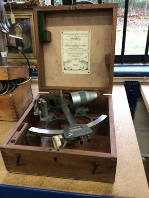Lot 94 - Kelvin Hughes sextant in case