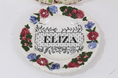 Lot 24 - Four English pearlware dishes