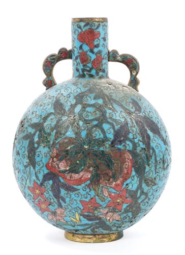 Lot 710 - Fine Chinese Ming Dynasty cloisonné enamel...