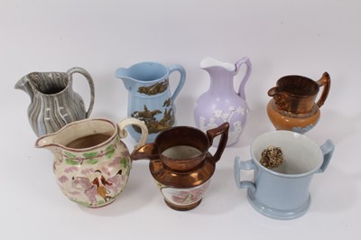 Lot 20 - Group of English pottery