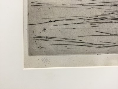 Lot 220 - Frederick Hans HAAGENSEN, (1877-1943), etching - 'Norwegian Fishermen', signed and numbered in pencil, framed and glazed