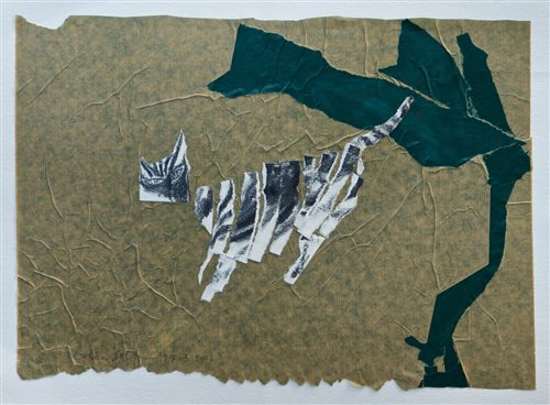 Lot 1136 - *Colin Self (b. 1941), collage and mixed