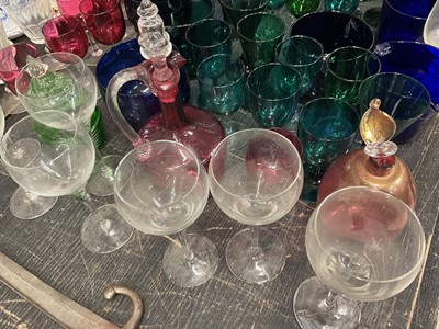 Lot 166 - Collection of decorative glass