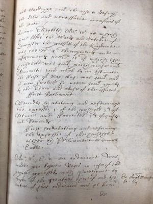 Lot 1694 - 17th century manuscript in 19th century binding ' Royal Revenue- Sir Robert Cotton 1642