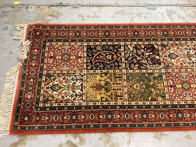 Lot 1137 - Nattanz style wool runner, 343cm x 82cm