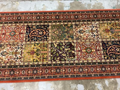 Lot 1137 - Nattanz style wool runner, 343cm x 82cm