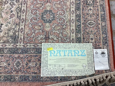 Lot 1137 - Nattanz style wool runner, 343cm x 82cm