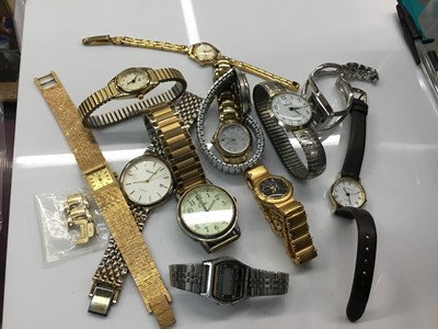 Lot 846 - Collection of Ladies and Gentlemen's wristwatches.