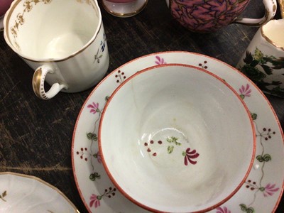 Lot 167 - Good collection of teawares, 18th century and later