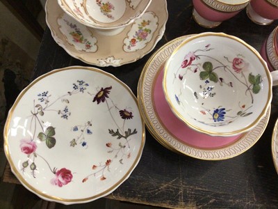 Lot 167 - Good collection of teawares, 18th century and later