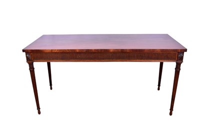 Lot 1360 - Gillows style mahogany serving table