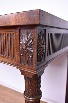 Lot 1360 - Gillows style mahogany serving table